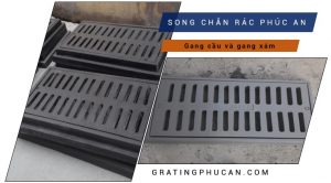 song chắn rác bằng gang
