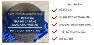 nắp hố ga bằng gang