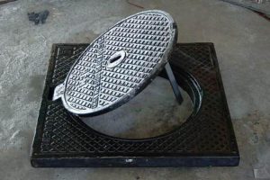 Nắp hố ga bằng gang đúc