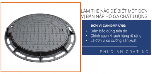 Đơn vị bán nắp hố ga composite