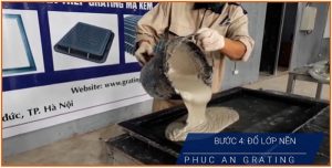 Quy trình sản xuất nắp hố ga cmposite