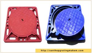Nắp hố ga composite đa dạng về màu sắc